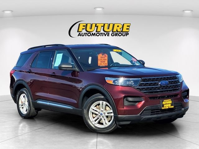 Used 2022 Red Ford XLT image 1