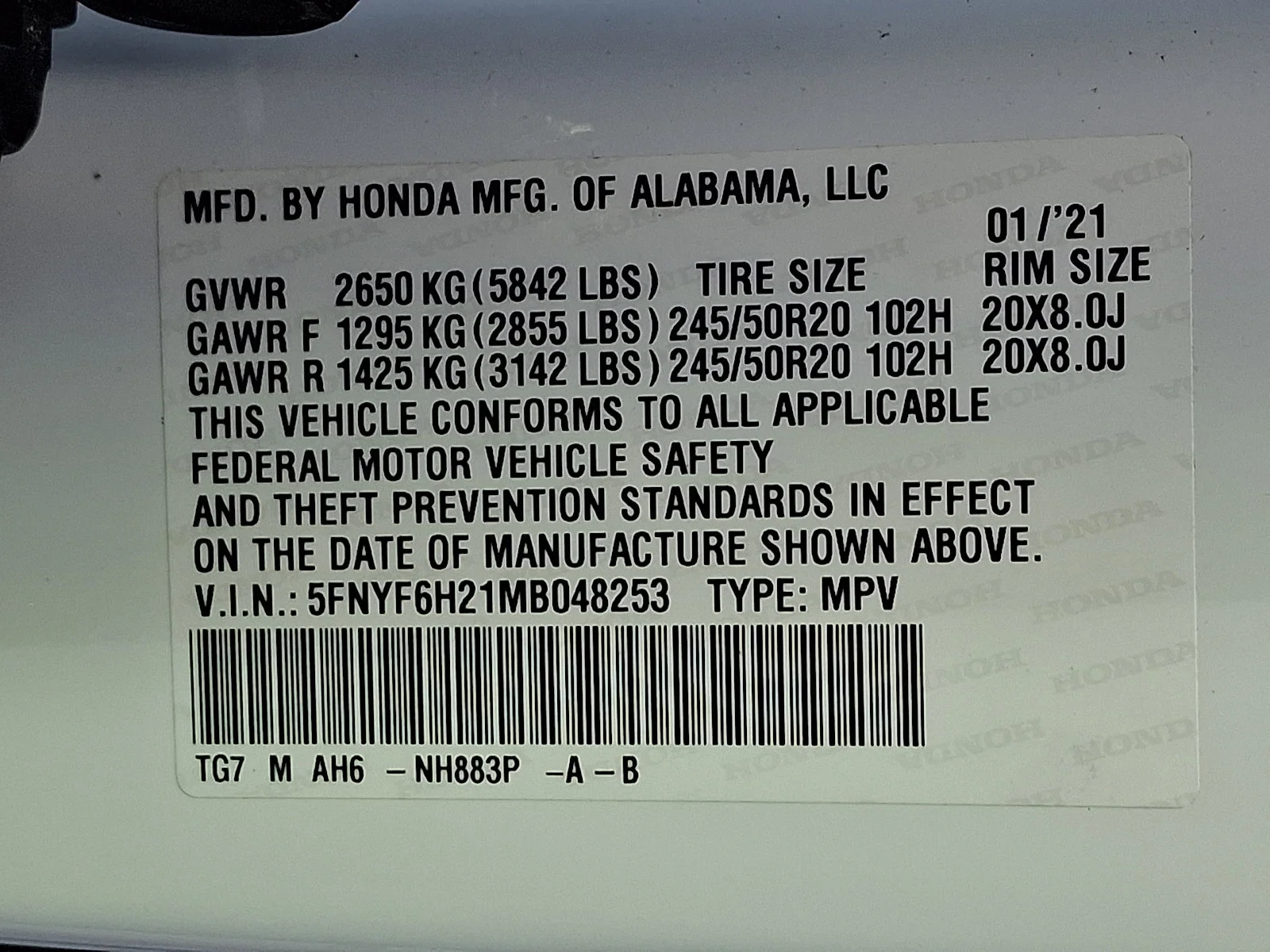 Used 2021  Honda Special Edition image 27