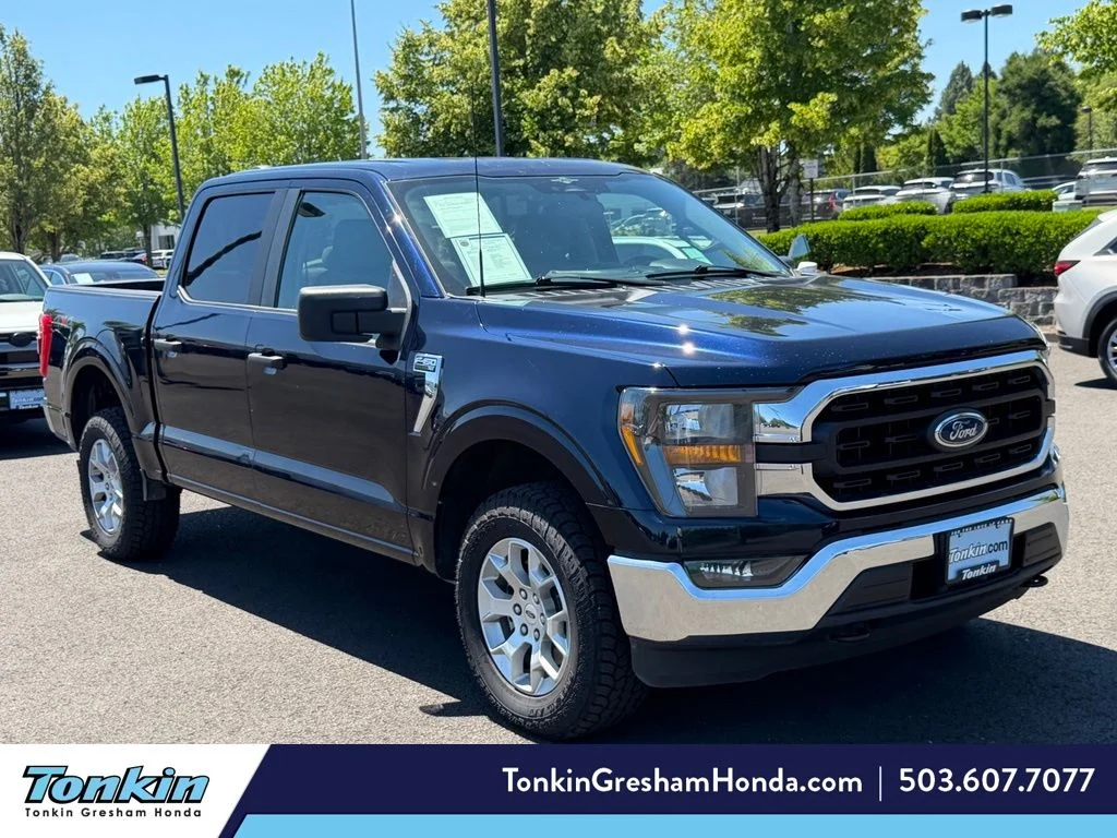 Used 2023 Blue Metallic Ford XLT image 1