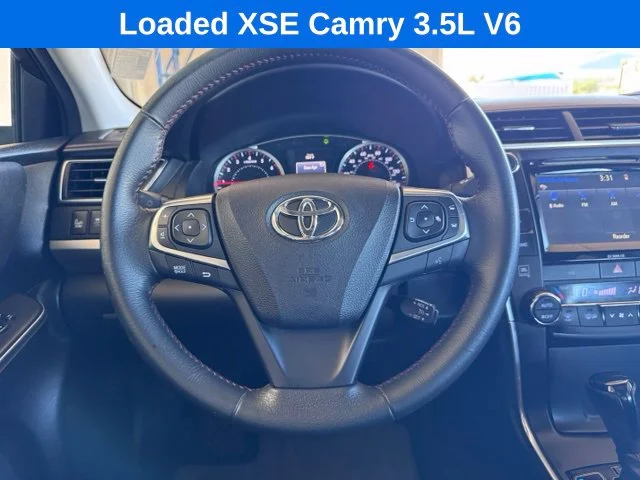 Certified Used 2017 Celestial Silver Metallic Toyota XSE V6 image 14