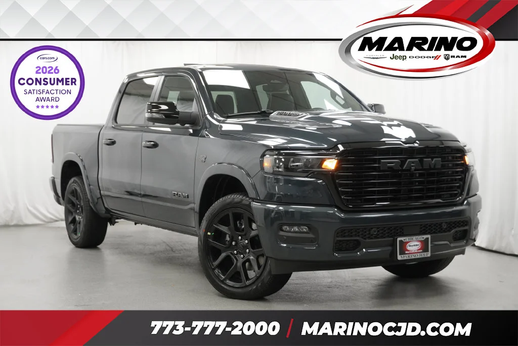 New 2027 Forged Blue Metallic Exterior Paint RAM Laramie image 1