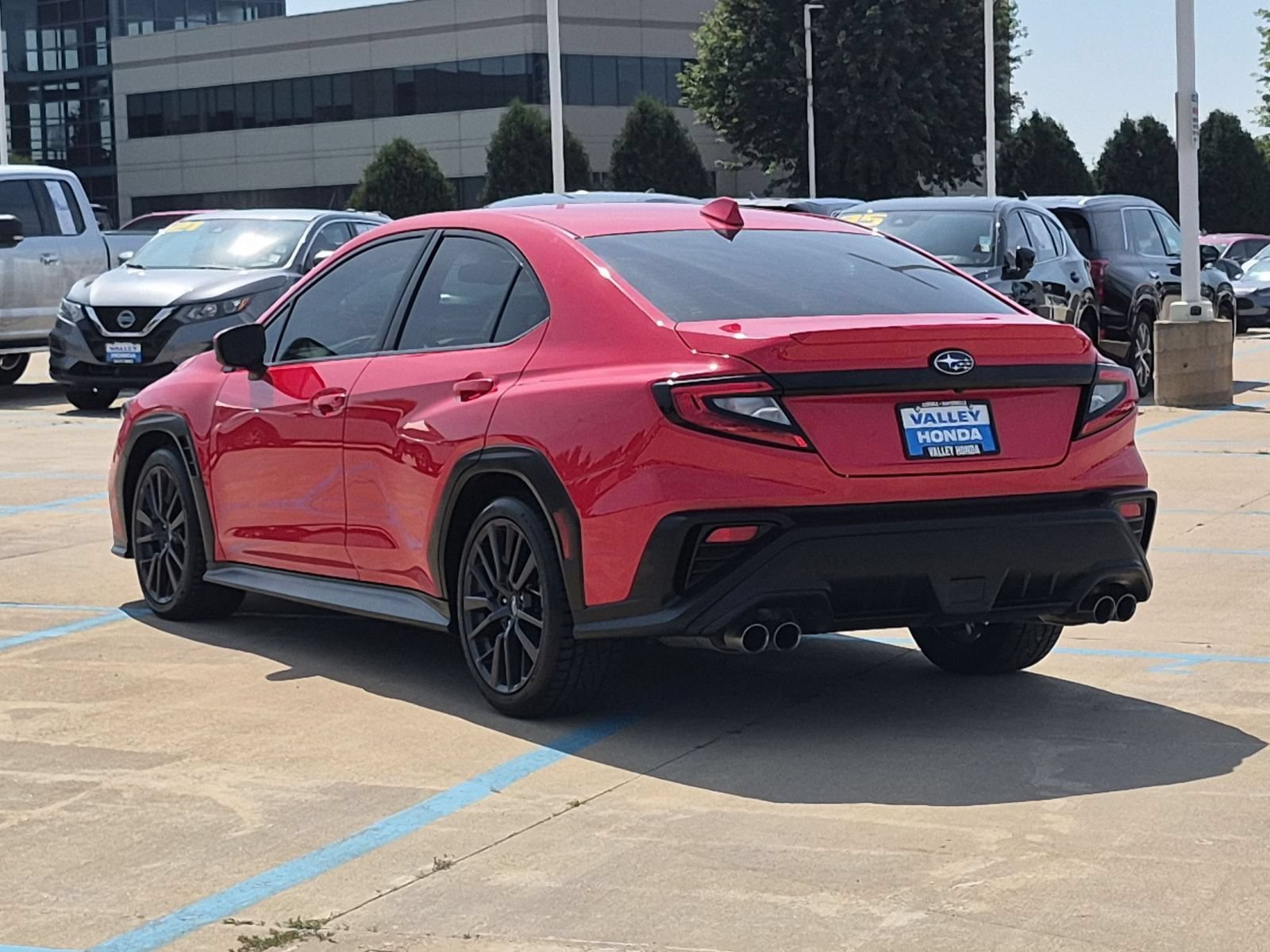 Used 2022 Ignition Red Subaru Premium AWD image 8