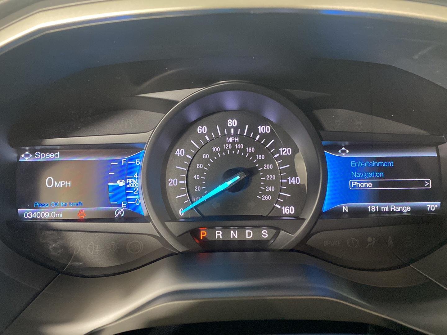 Used 2021 Blue Metallic Ford SEL image 2