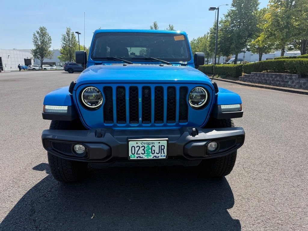 Used 2022 Hydro Blue Pearlcoat Jeep Unlimited Sahara Altitude image 1