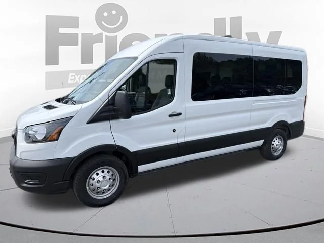 New 2026 Oxford White Ford Passenger Van XL image 2