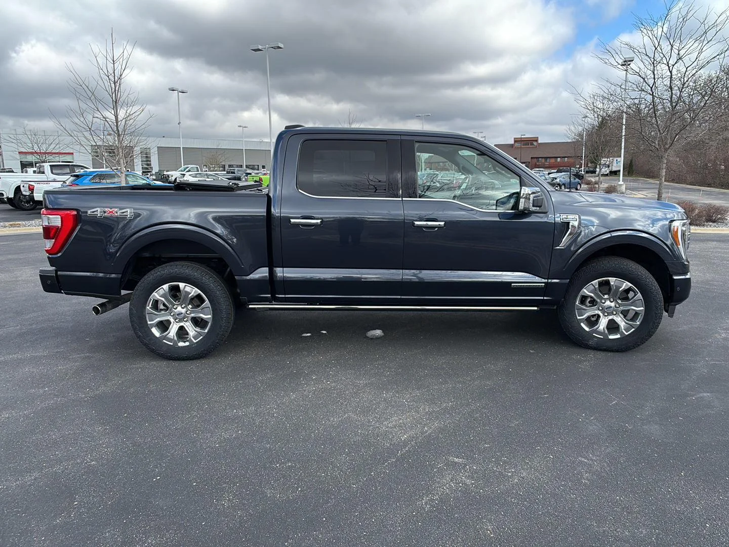 Used 2022 Smoked Quartz Metallic Tinted Clearcoat Ford Platinum image 9