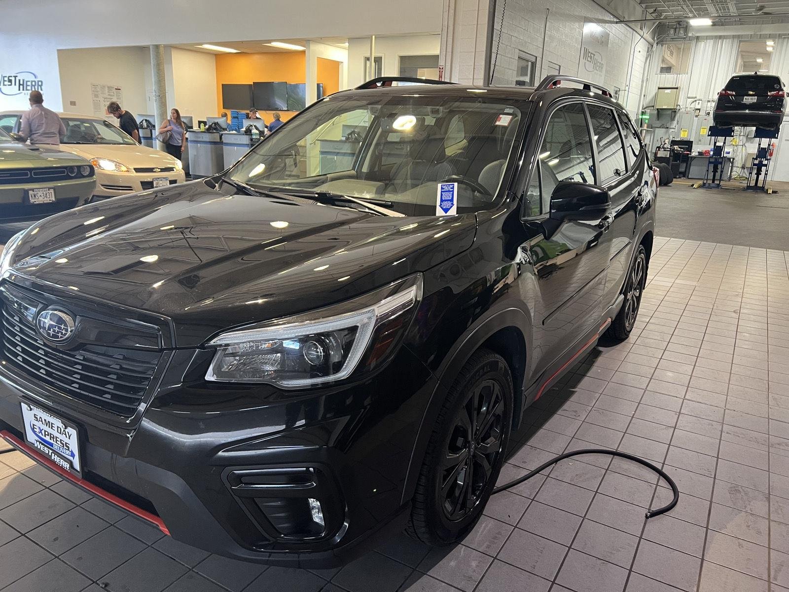 Used 2021 Crystal Black Silica Subaru Sport image 4