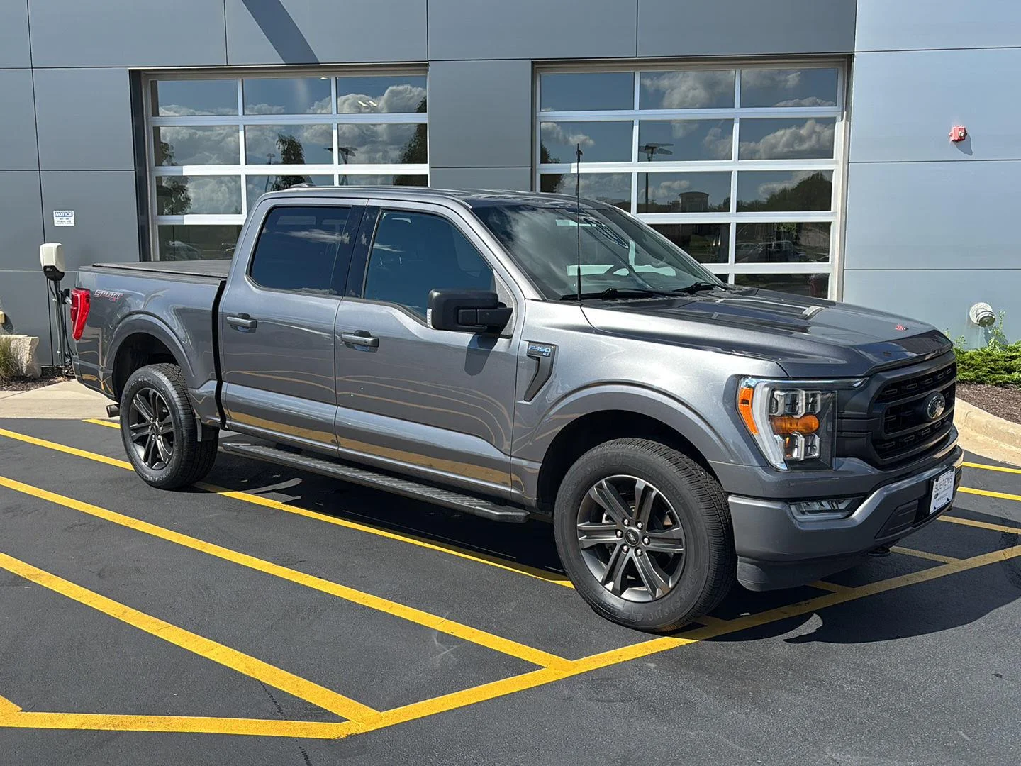 Used 2022 Carbonized Gray Ford XLT image 2