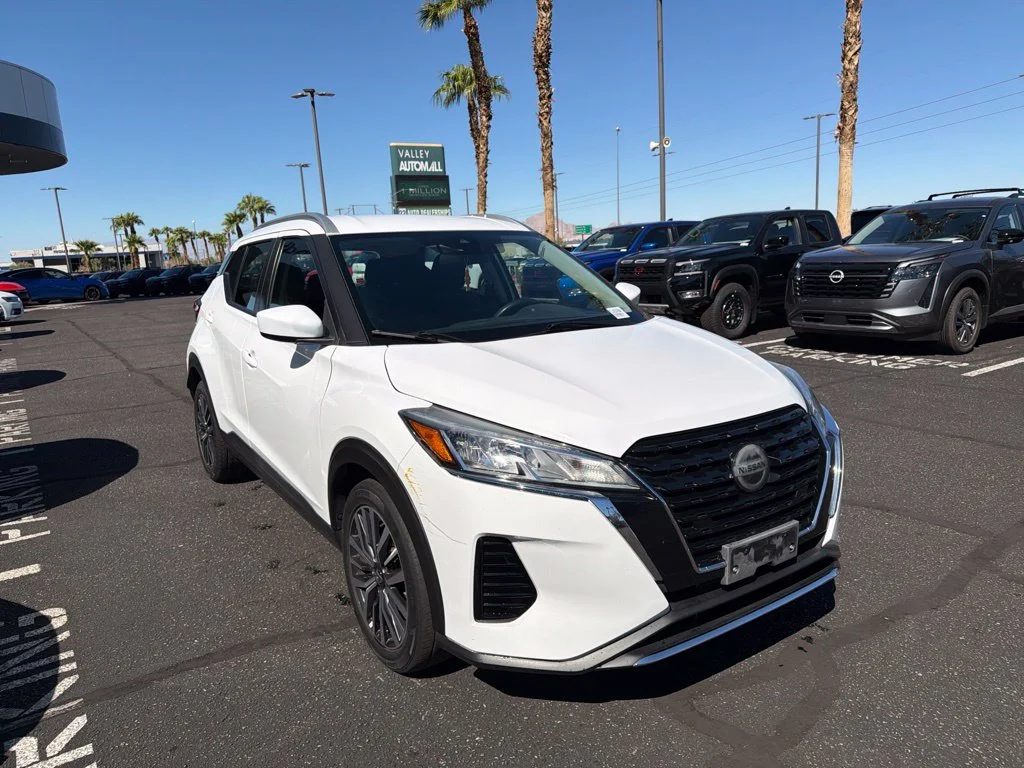 Certified Used 2021 White Nissan SV image 3