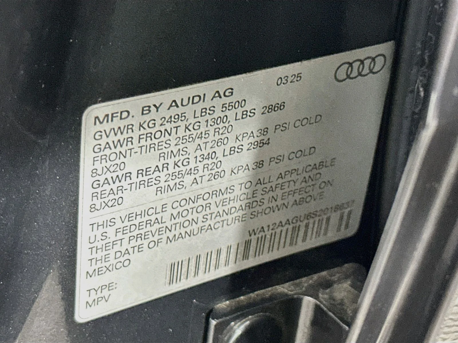 Used 2025 Tambora Gray Metallic Audi 2.0T Premium Plus Adaptive Cruise Vented Seats image 30