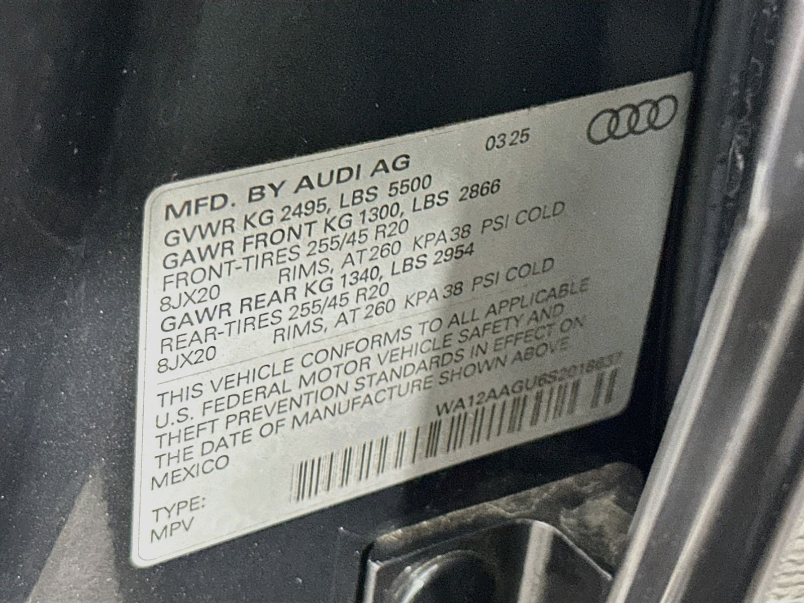 Used 2025 Gray Metallic Audi 2.0T Premium Plus Adaptive Cruise Vented Seats image 30