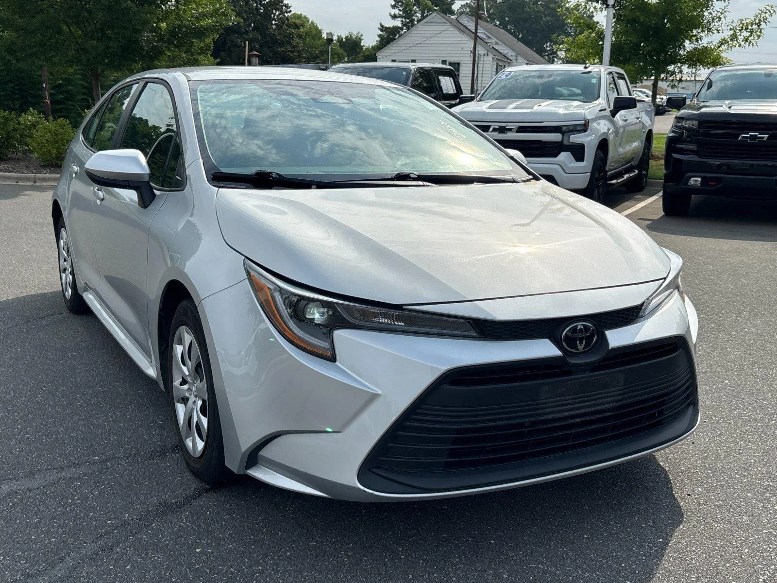 Used 2024 Classic Silver Metallic Toyota LE image 7