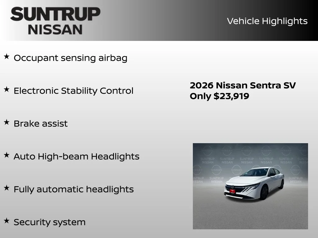 Certified Used 2026 White Nissan SV image 27
