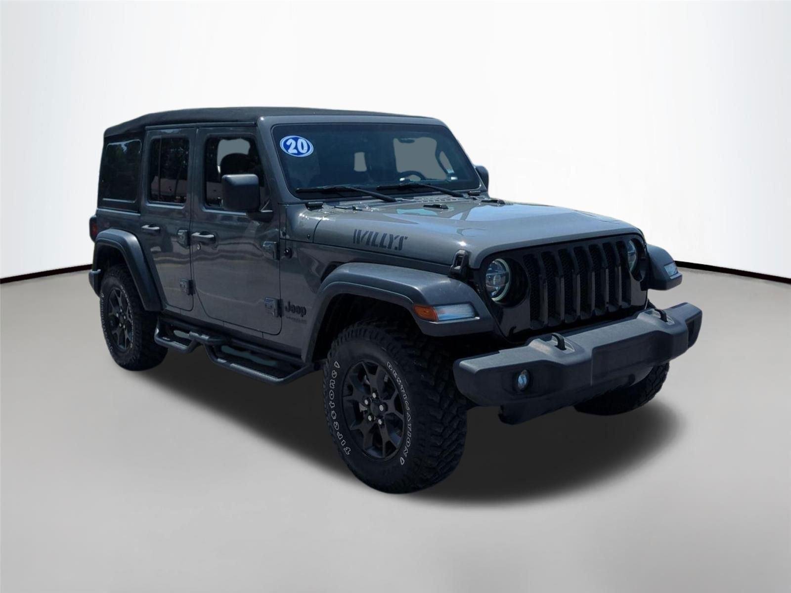 Used 2020 Sting-Gray Clearcoat Jeep Willys image 7