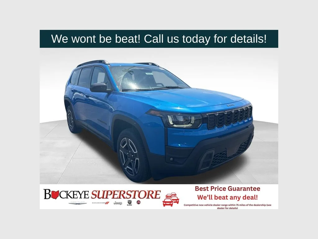 New 2026 Hydro Blue Pearl-Coat Exterior Paint Jeep Laredo image 1