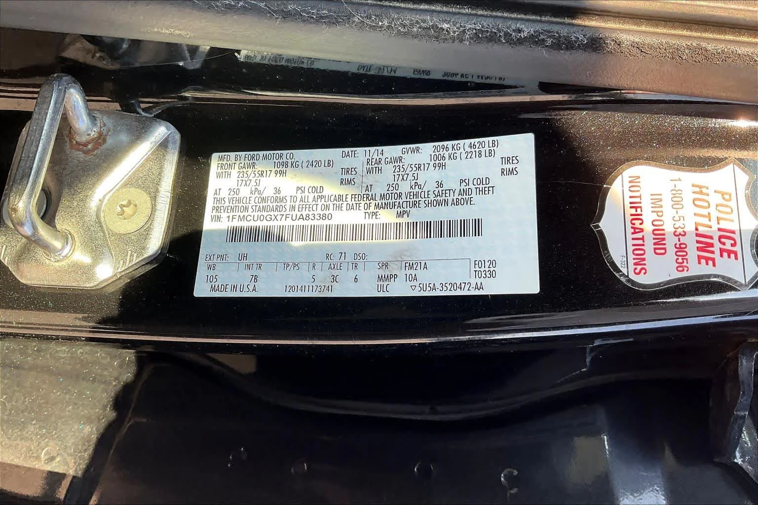 Used 2015 Tuxedo Black Ford SE image 33