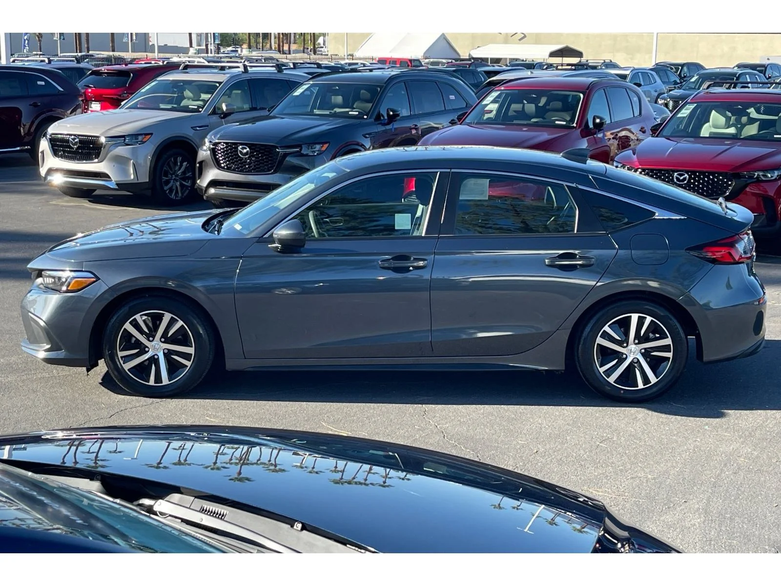 Used 2024 Meteorite Gray Metallic Honda LX image 2