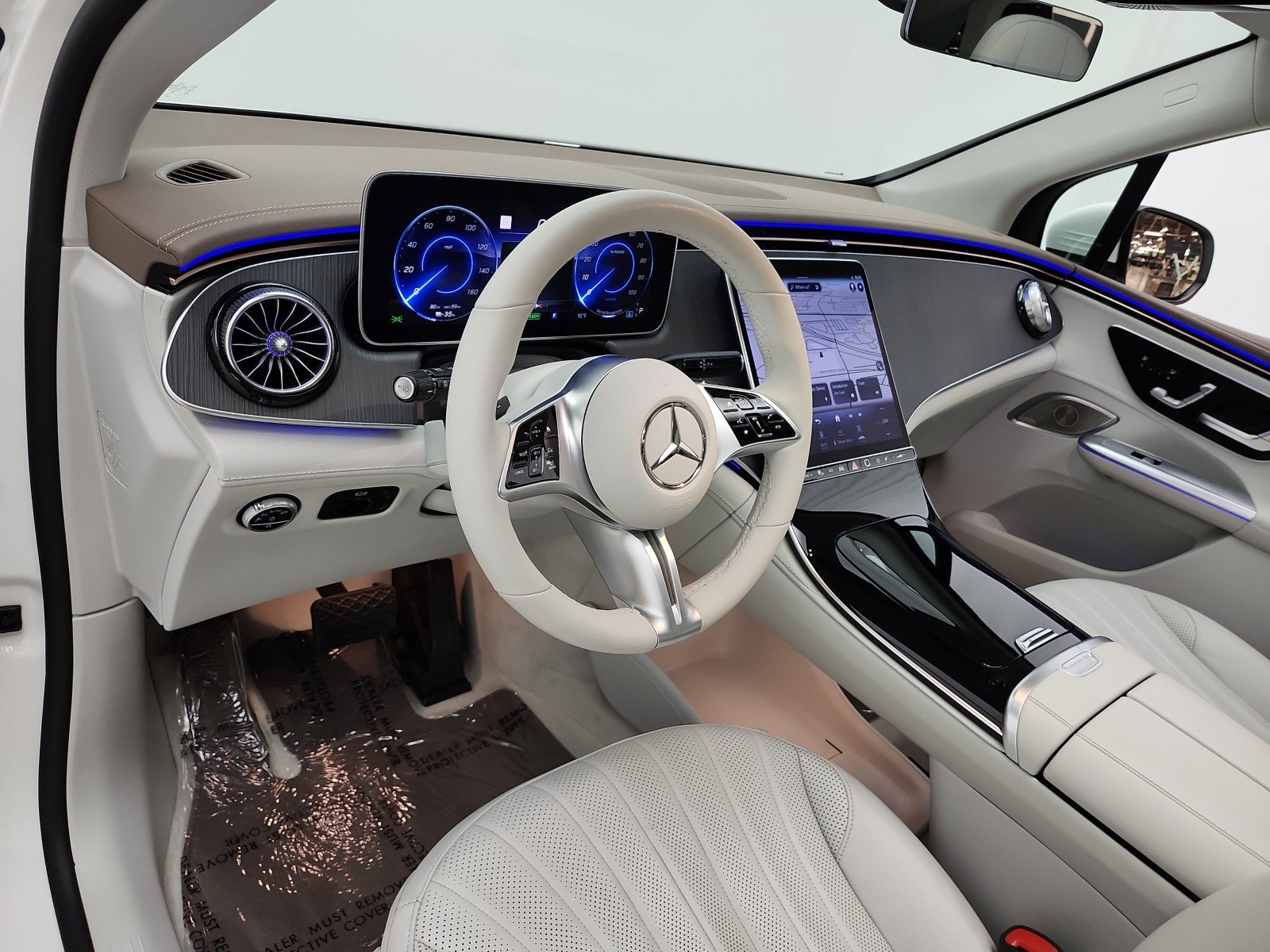 Certified Used 2023 Polar White Mercedes-Benz EQE 350+ SUV image 1