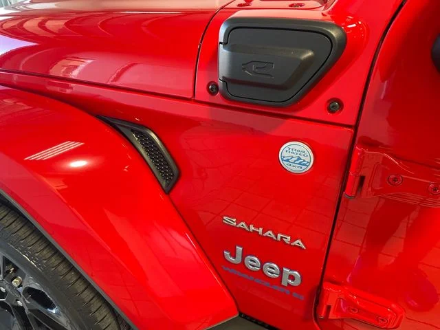 Used 2023 Red Clearcoat Jeep Sahara 4xe image 6