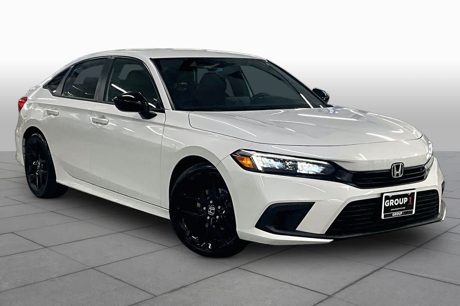 Used 2023 Platinum White Pearl Honda Sport image 3