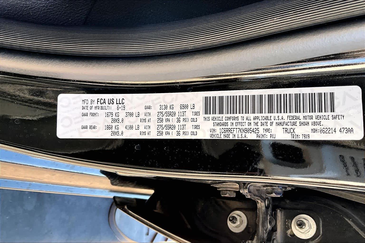 Used 2019 Diamond Black Crystal Pearlcoat Ram Big Horn/Lone Star image 37