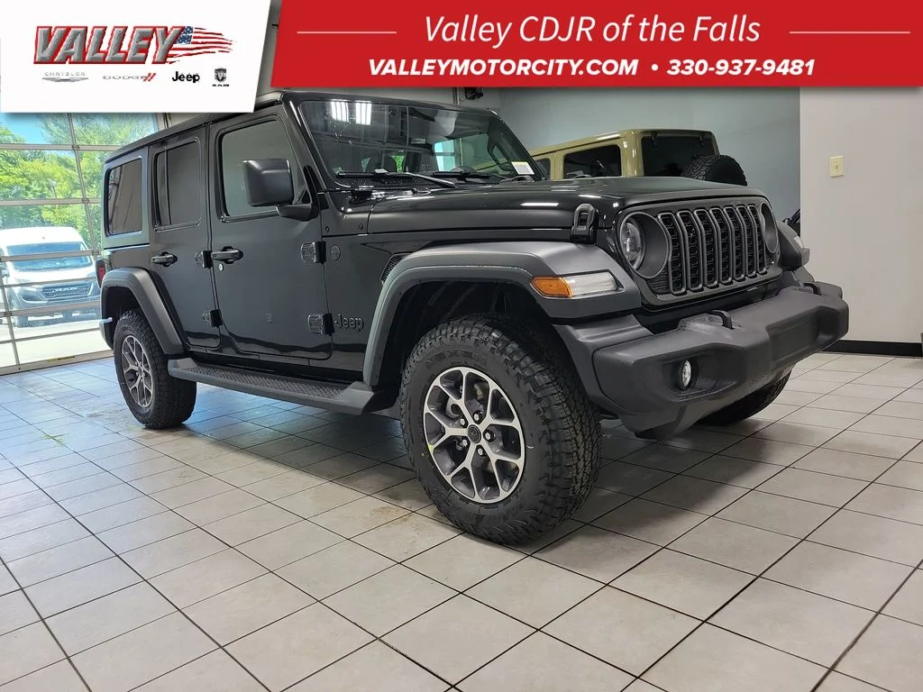 New 2026 Black Clearcoat Jeep Sport S image 1
