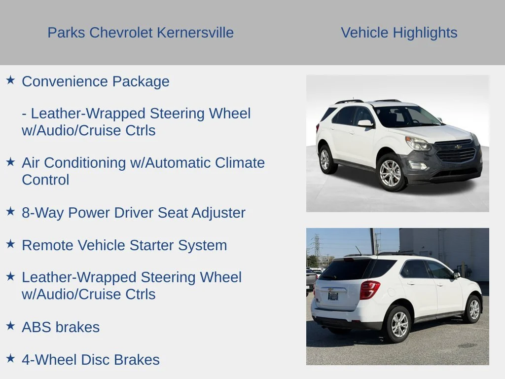 Used 2017 SUMMIT WHITE Chevrolet LT image 10