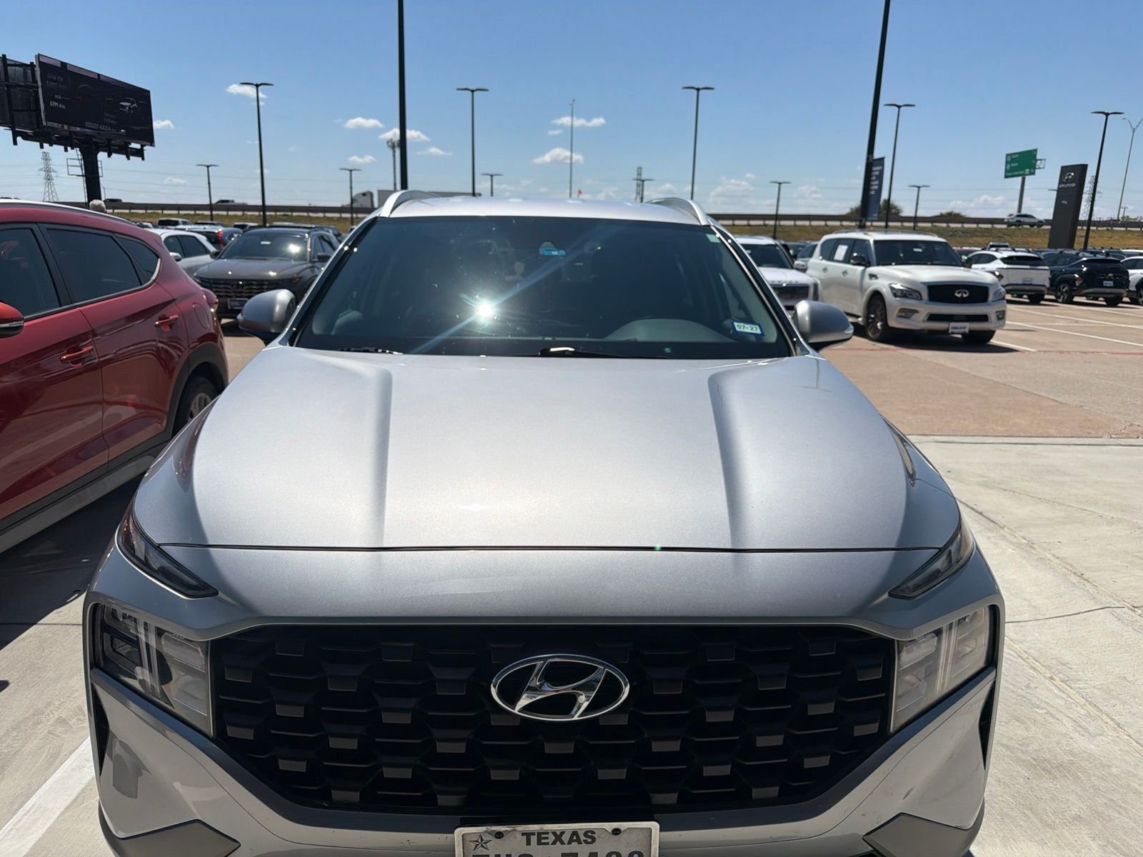 Certified Used 2023 Shimmering Silver Hyundai SEL image 2