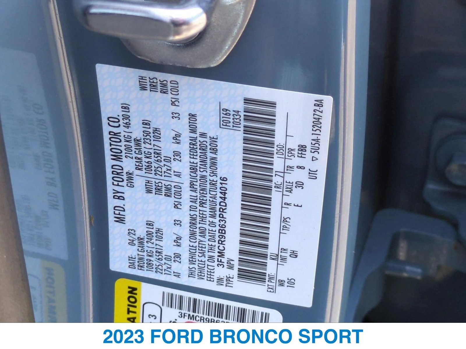 Used 2023 Blue Ford Big Bend image 26