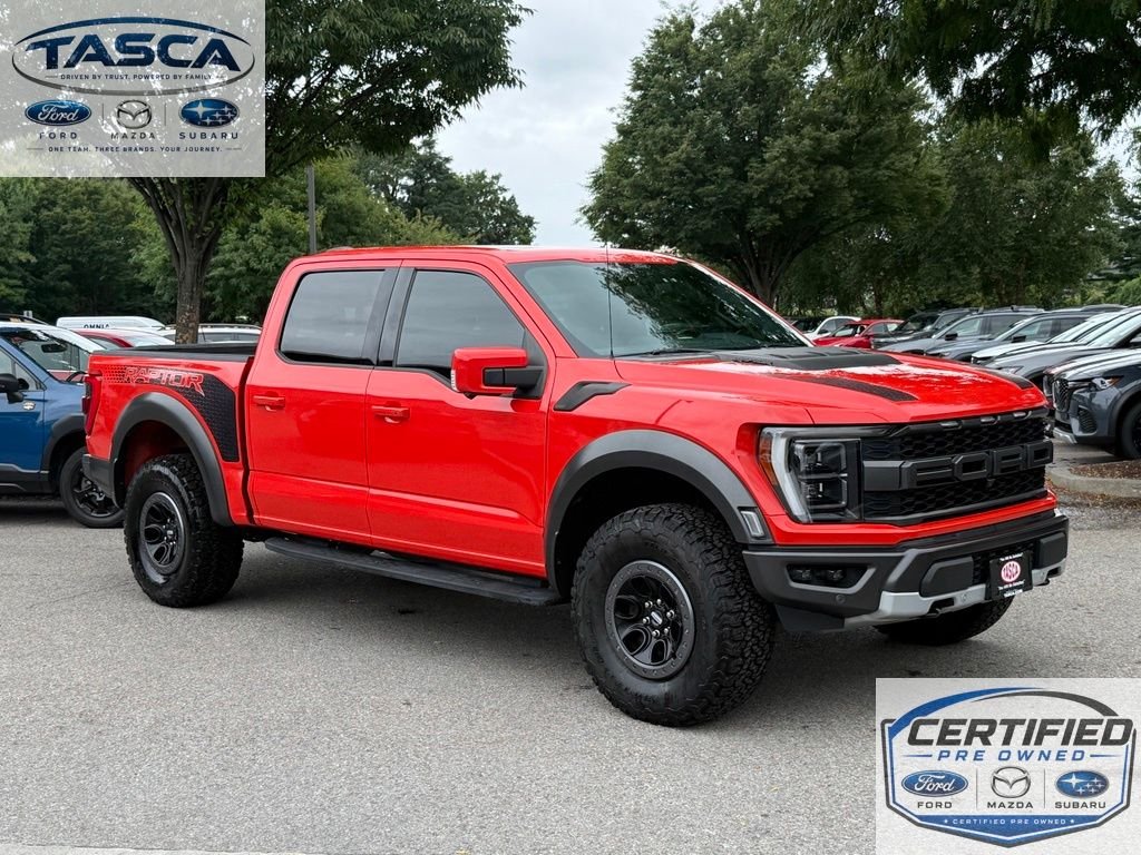 Used 2021 Orange Ford Raptor image 1