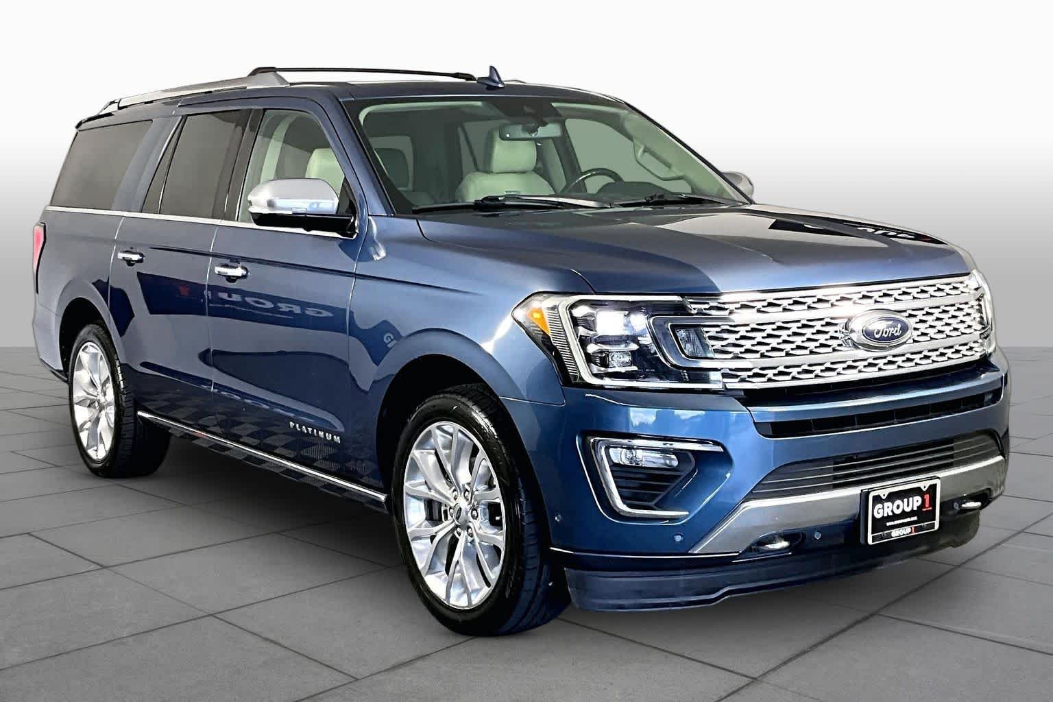 Used 2019 Blue Ford Platinum image 3