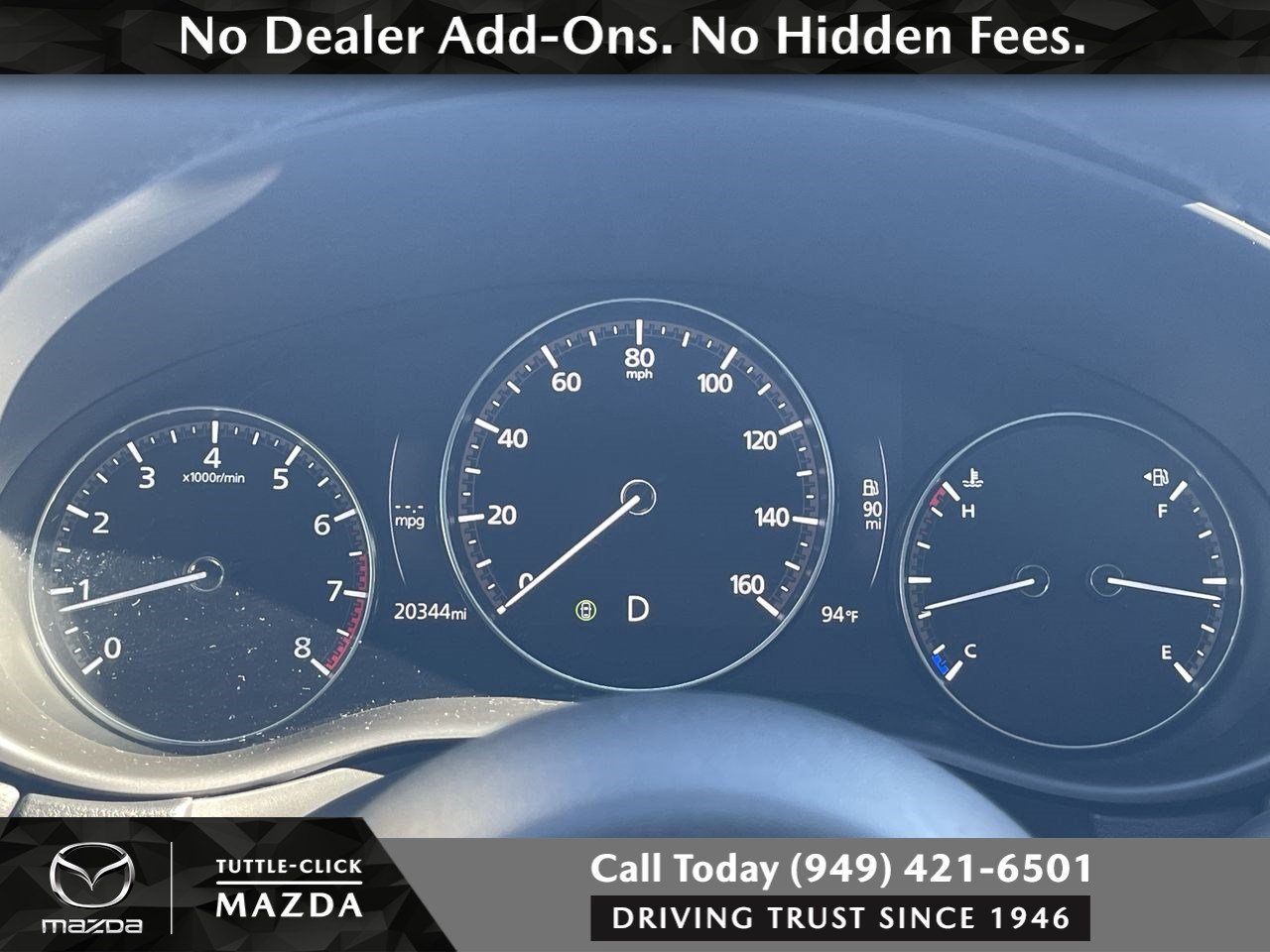 Used 2024 Polymetal Gray Metallic Mazda 2.5 S Carbon Edition image 7