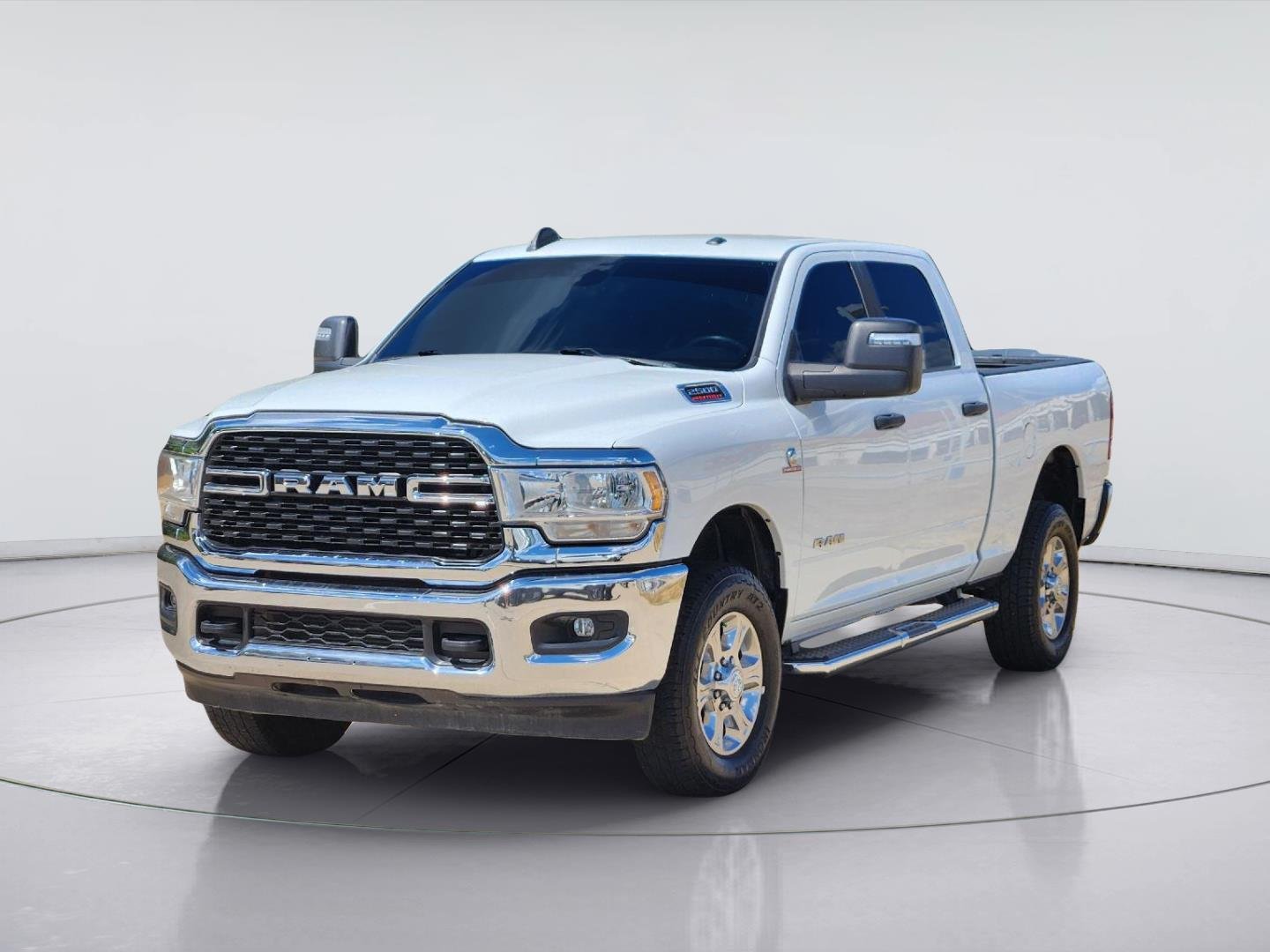 Used 2024 Bright White Clearcoat Ram Big Horn image 3
