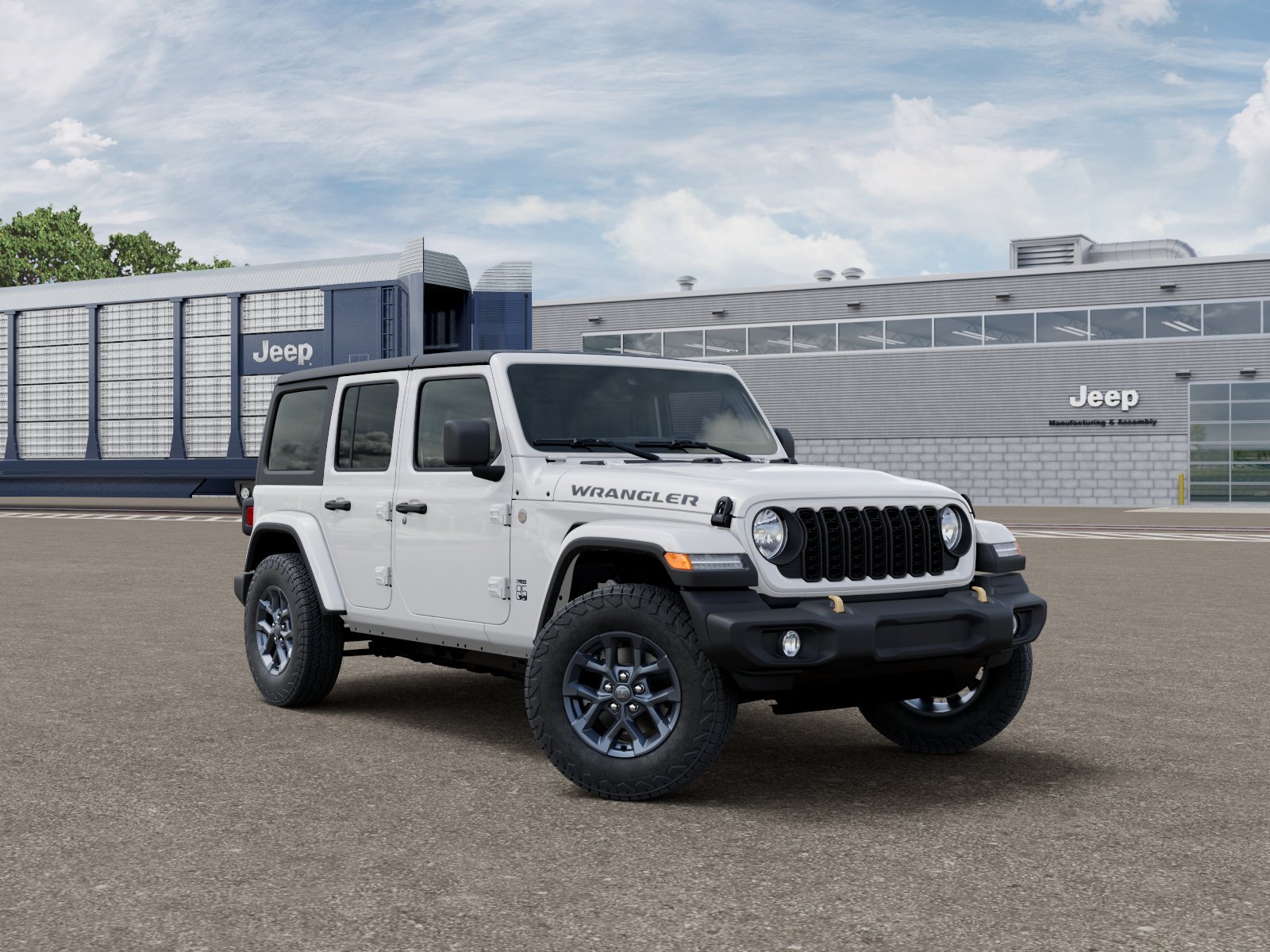 New 2026 Bright White Clearcoat Jeep  image 3