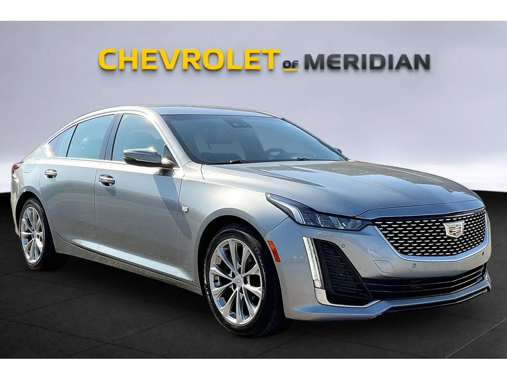 Used 2023 Argent Silver Metallic Cadillac Premium Luxury image 1