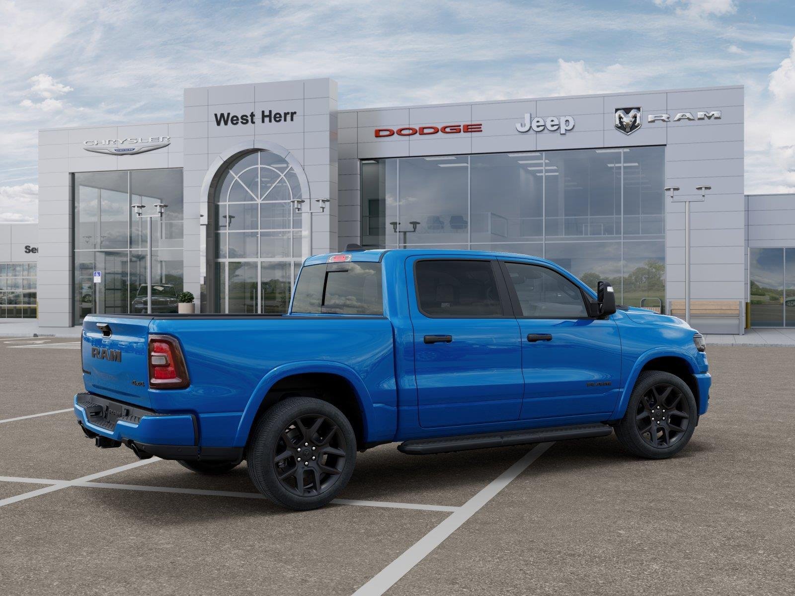 Used 2026 Hydro Blue Pearlcoat Ram Laramie image 4