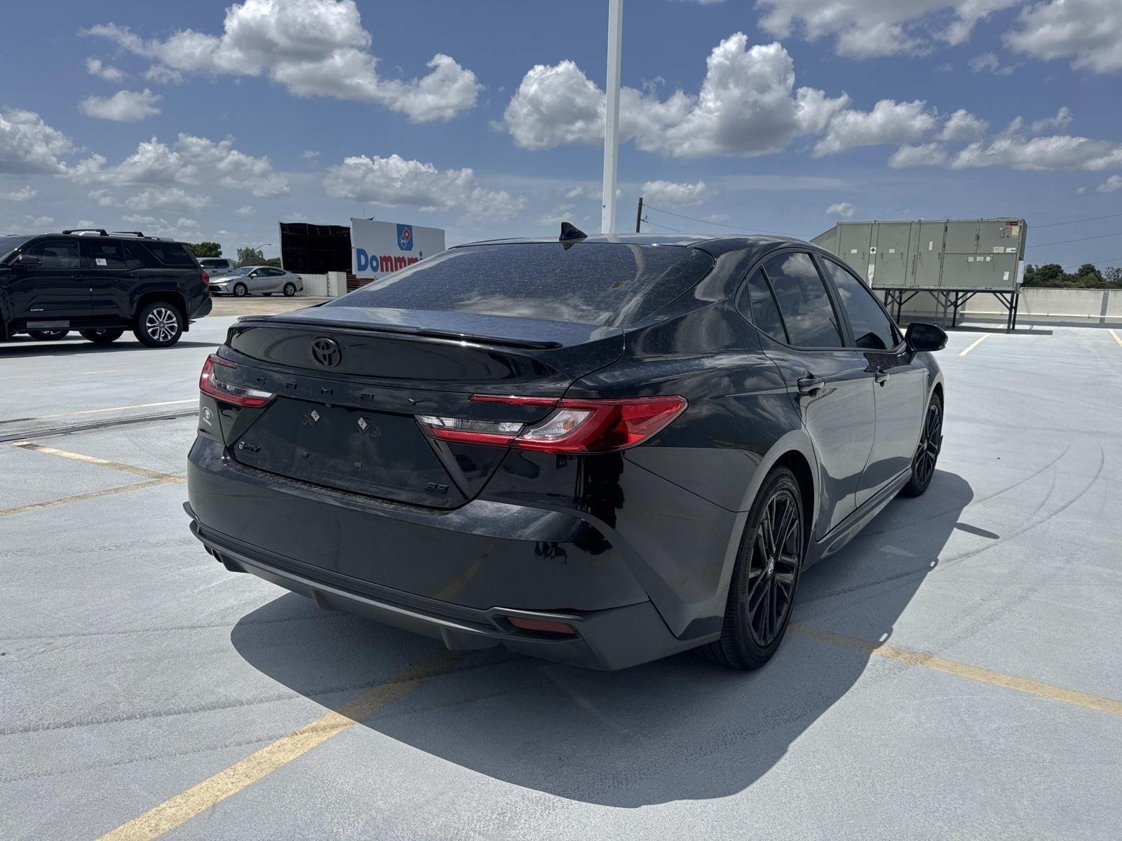 Used 2025 Midnight Black Metallic Toyota SE image 12