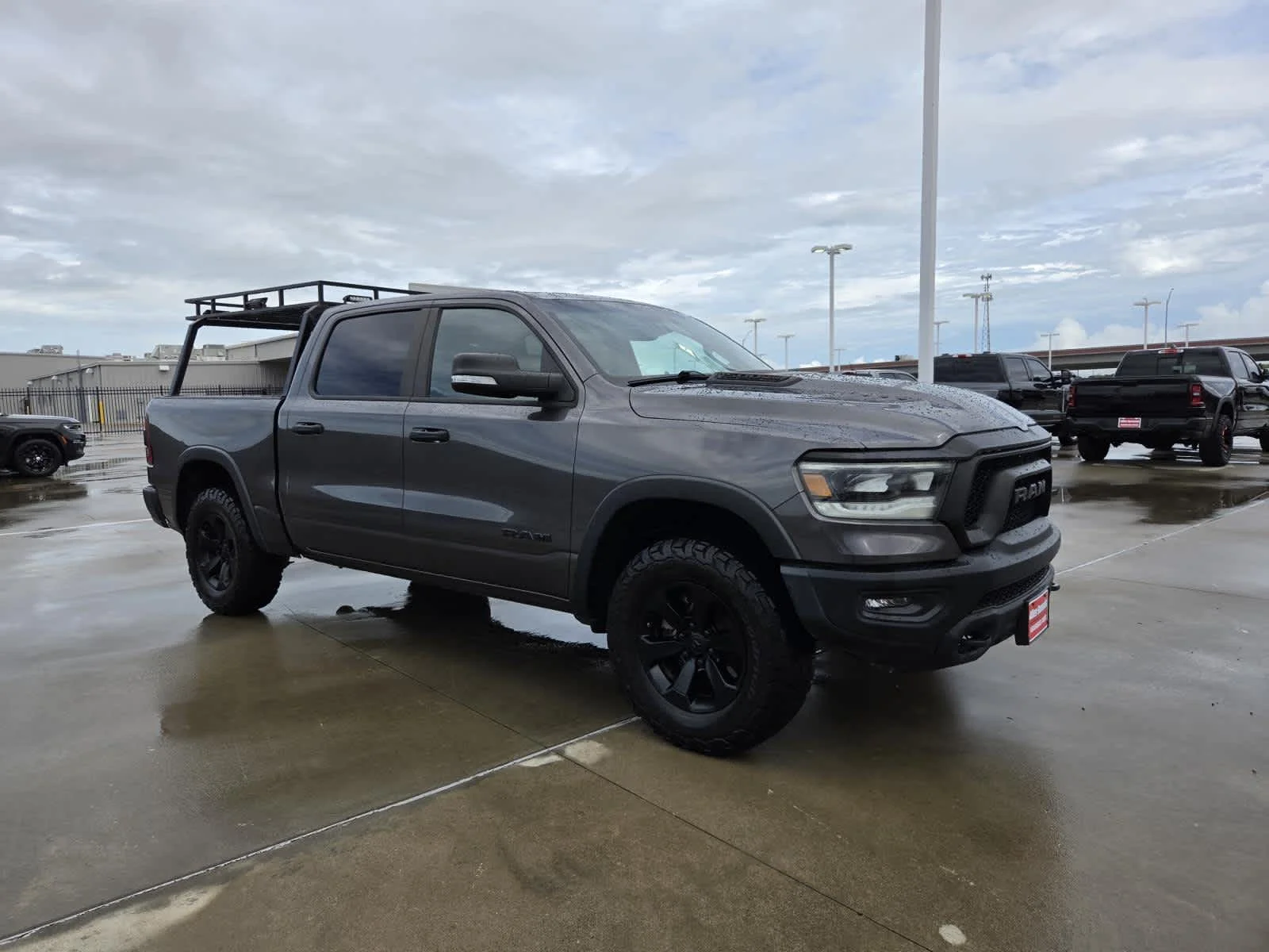 Used 2022 Granite Crystal Metallic Clearcoat Ram Rebel image 7
