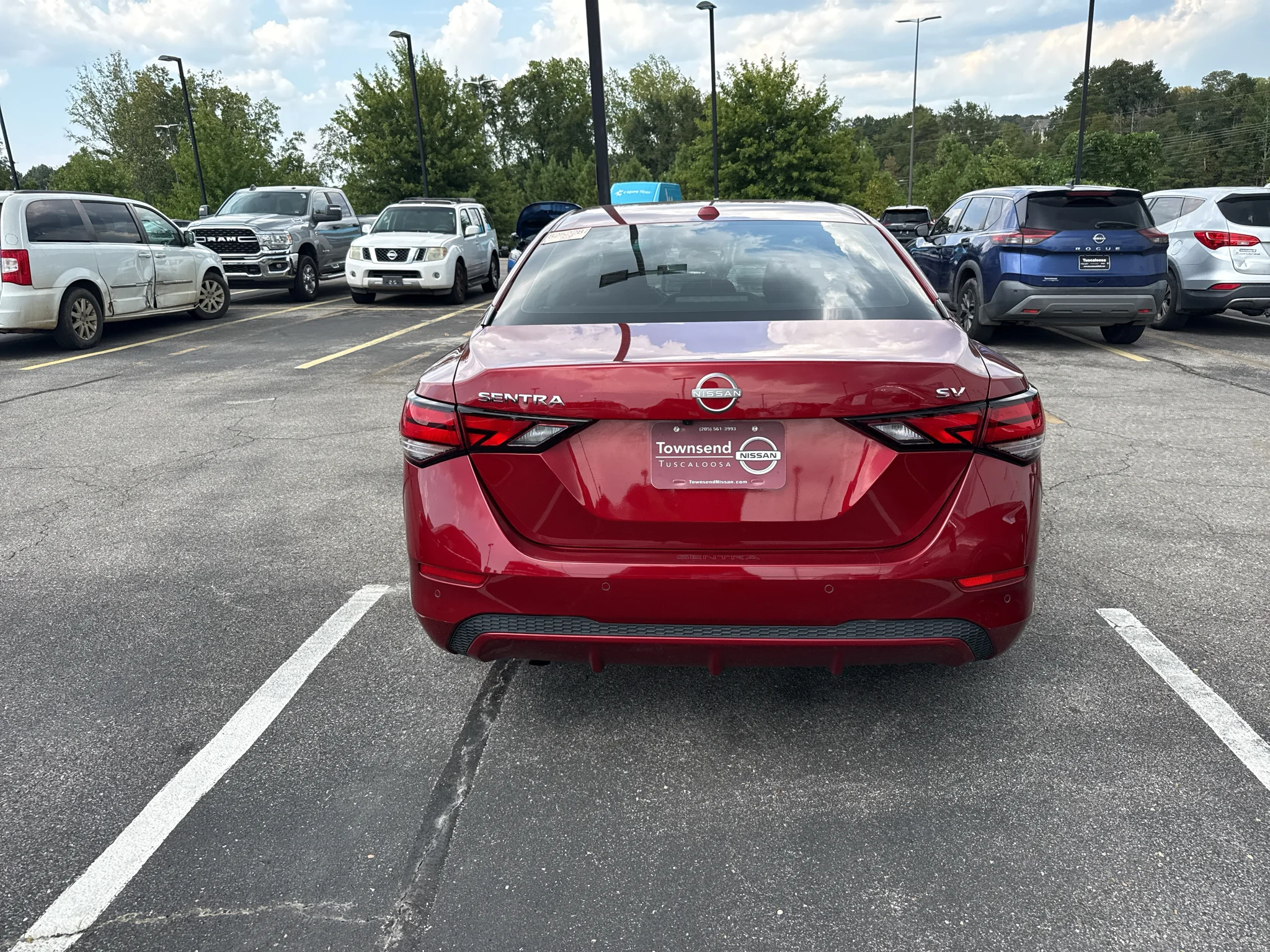 Used 2024 Scarlet Ember Tintcoat Nissan SV image 6