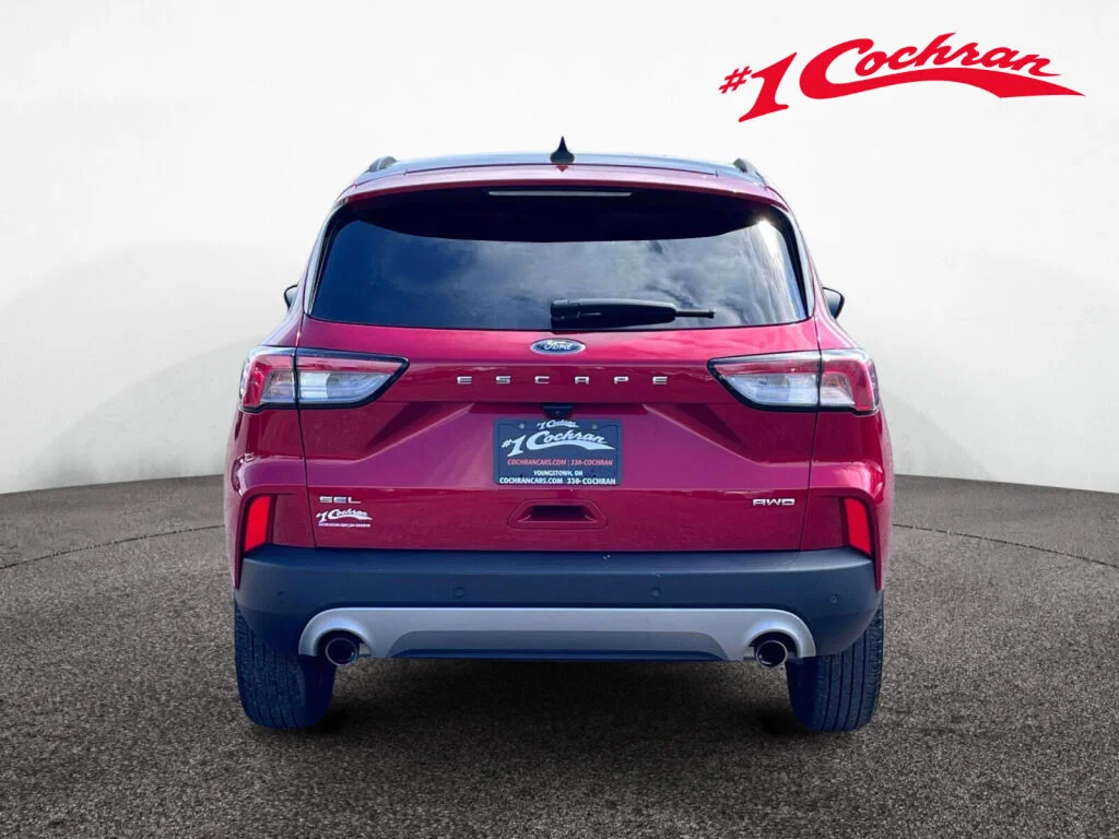 Used 2022 Rapid Red Metallic Tinted Clearcoat Ford SEL image 9