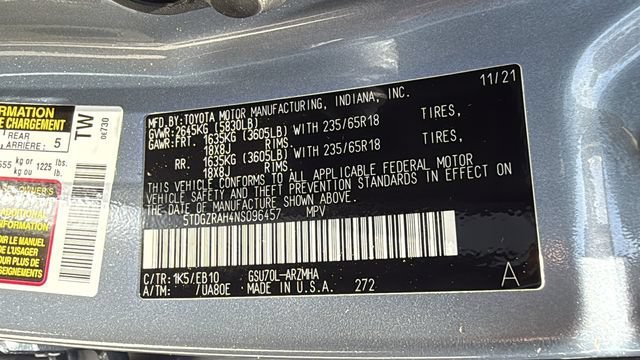 Used 2022 Moon Dust Toyota XLE image 27