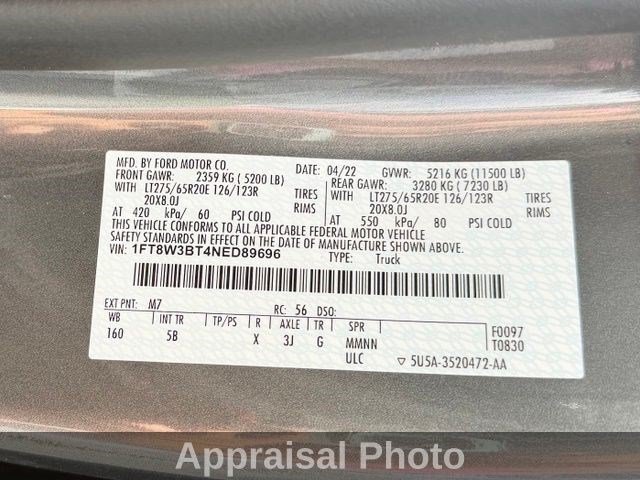 Used 2022 Gray Metallic Ford LARIAT image 47
