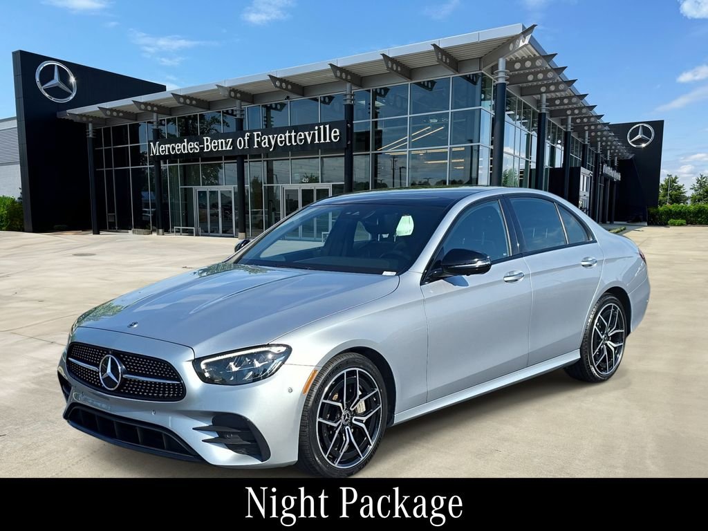 Certified Used 2022 Silver Mercedes-Benz E 350 image 1