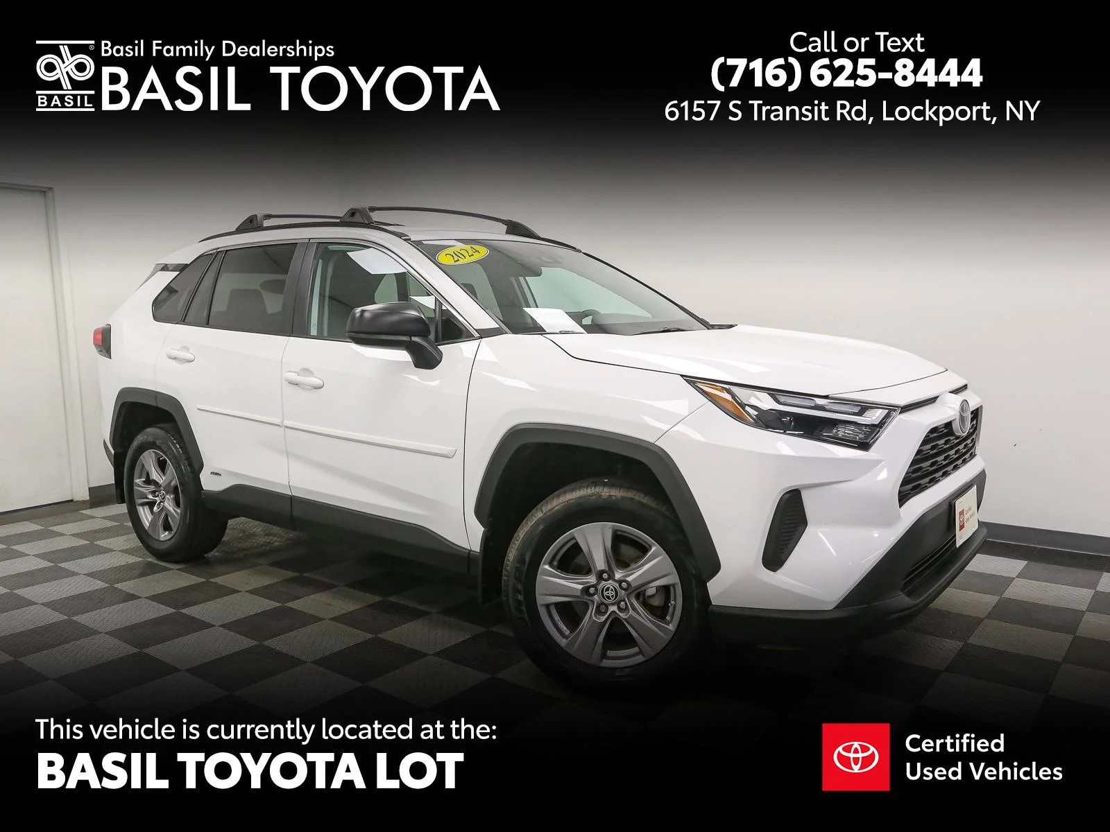 Certified Used 2024 Ice Cap Toyota Hybrid LE image 1