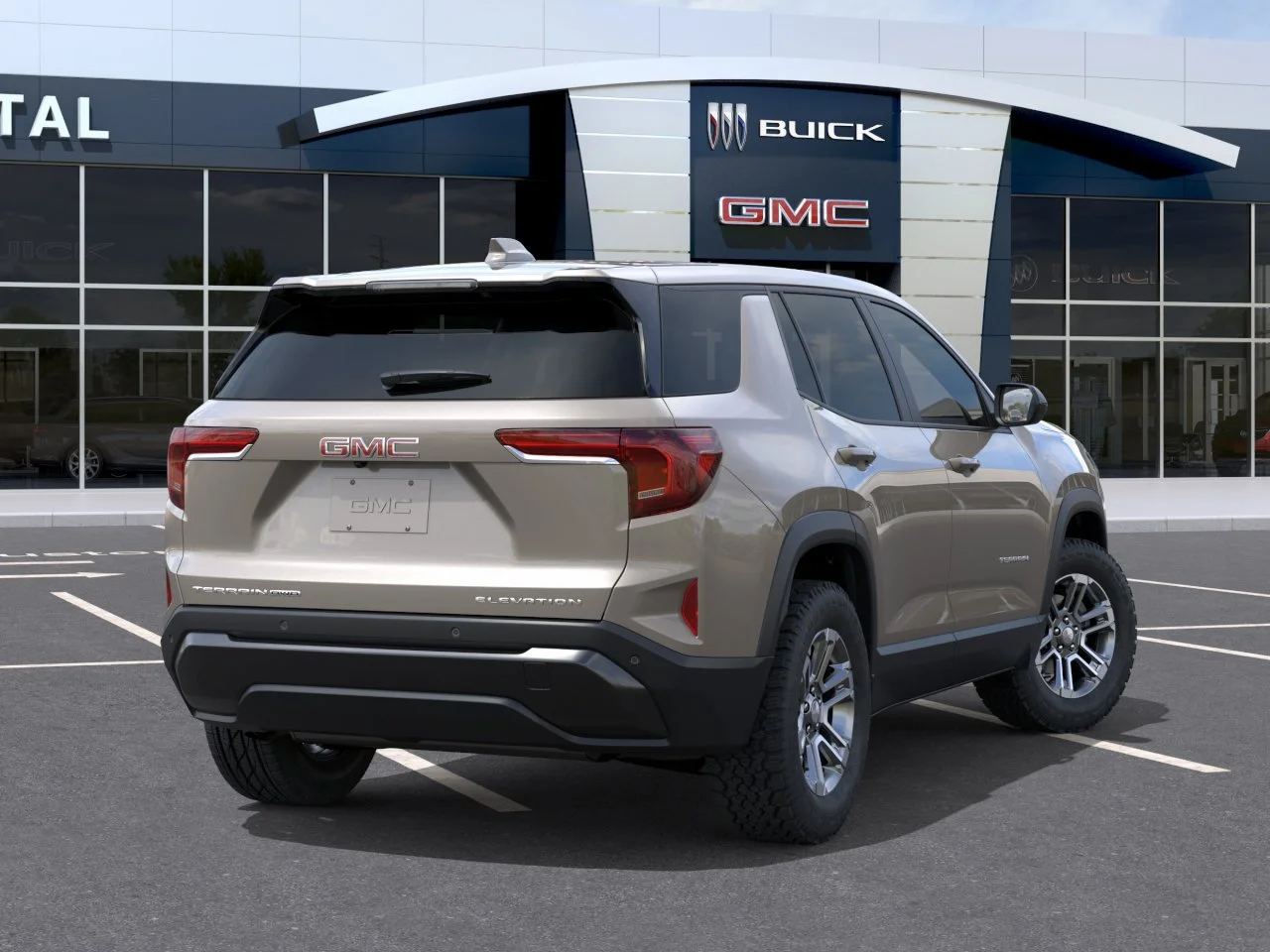 New 2027 Riverstone Metallic GMC AWD Elevation image 5