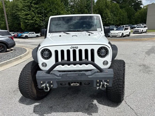 Used 2017 White Jeep Unlimited Sport image 3