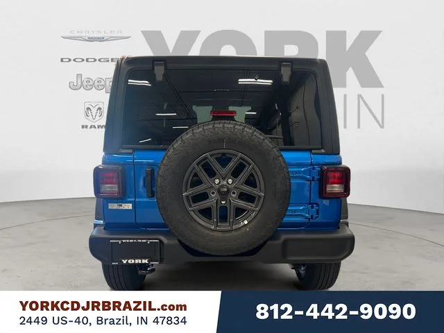 New 2026 Hydro Blue Pearl-Coat Exterior Paint Jeep Sport S image 4