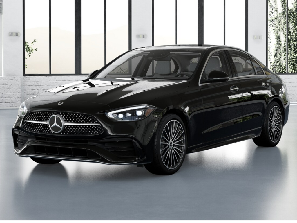 New 2026 Obsidian Black Metallic Mercedes-Benz C 300 image 1