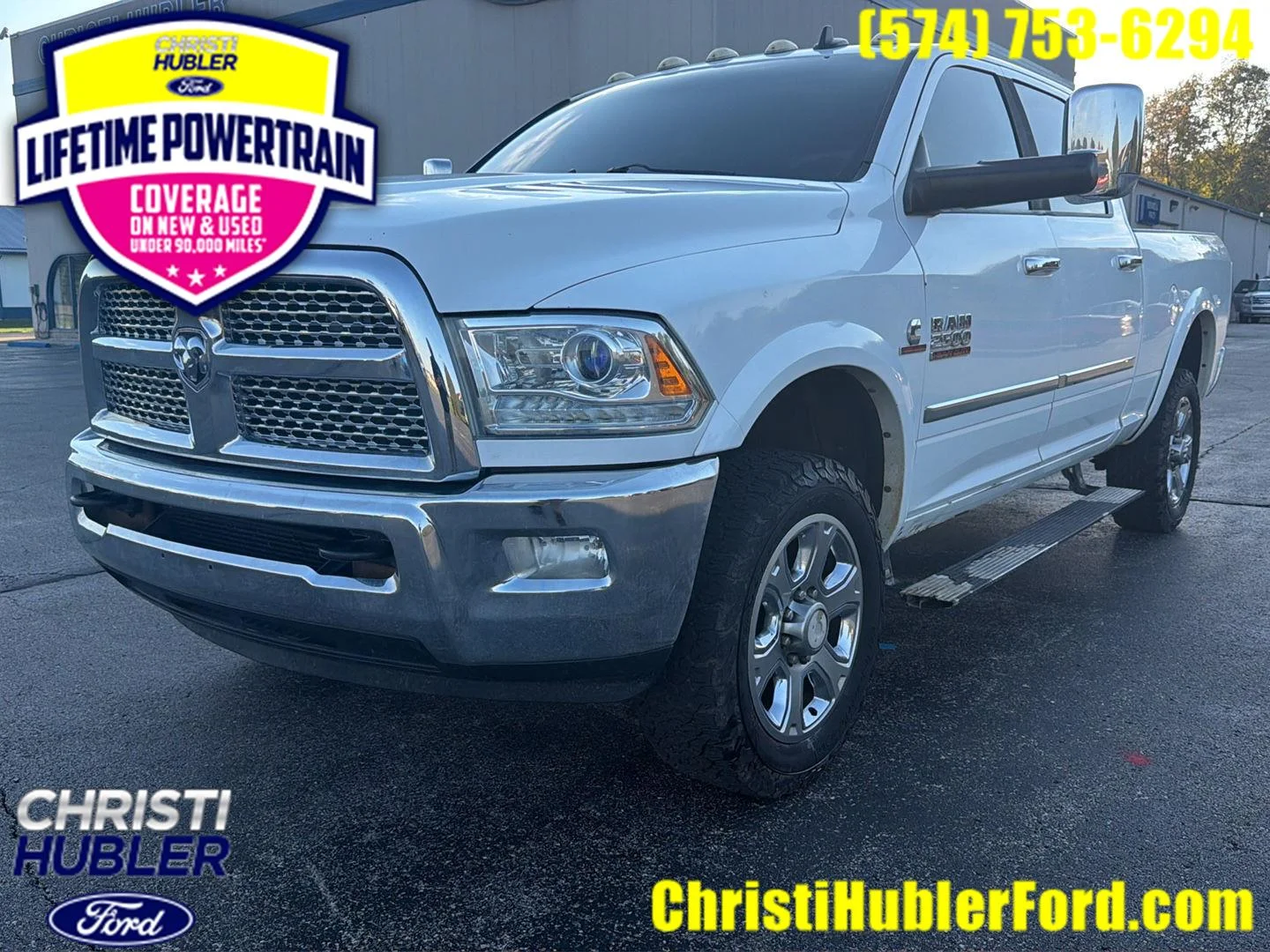 Used 2015 Bright White Clearcoat Ram Laramie image 1