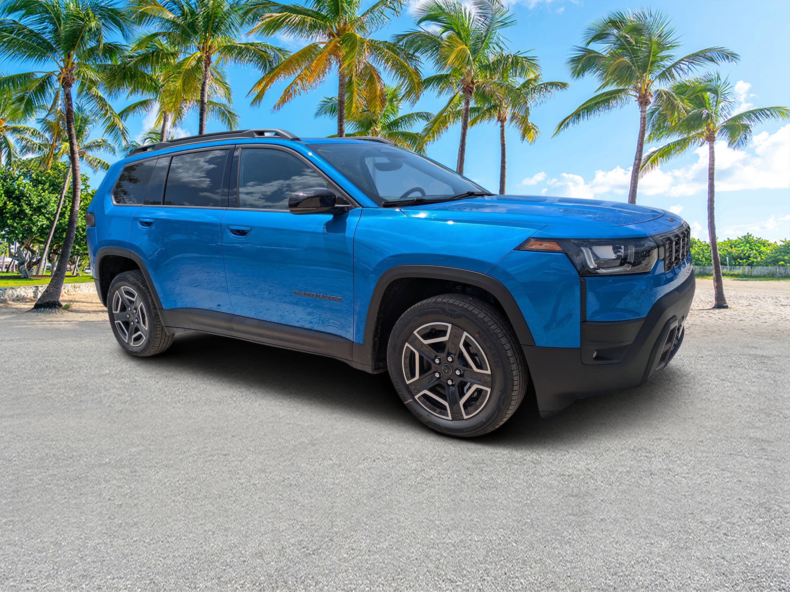 New 2026 Hydro Blue Pearl-Coat Exterior Paint Jeep Limited image 1
